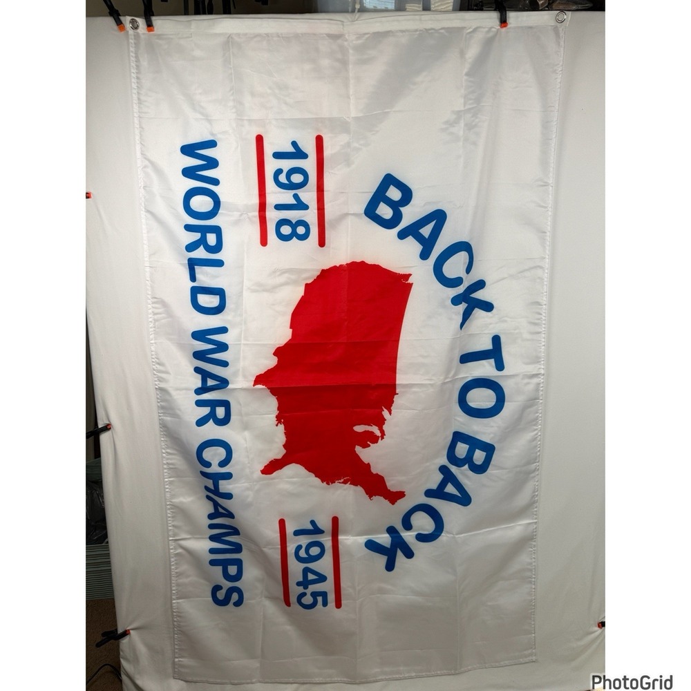 Back To Back World War Champs Flag USA 3x5' Sign Banner Poster America 1918 1945